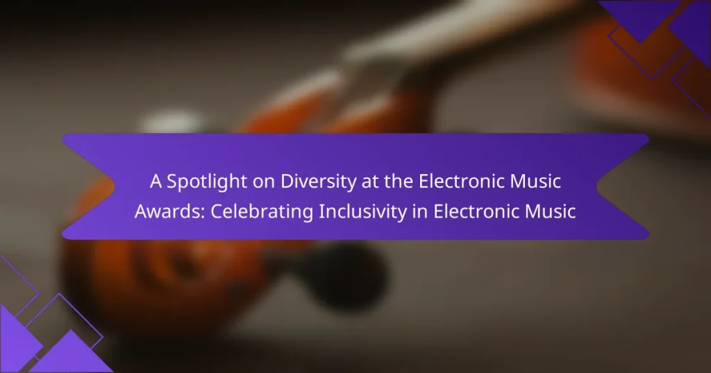 A Spotlight on Diversity at the Electronic Music Awards: Celebrating Inclusivity in Electronic Music