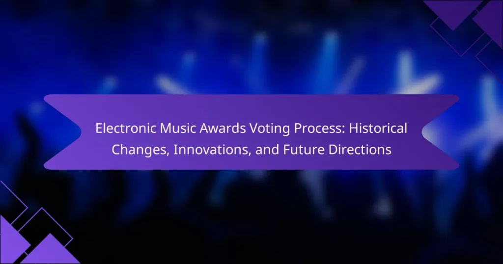 Electronic Music Awards Voting Process: Historical Changes, Innovations, and Future Directions