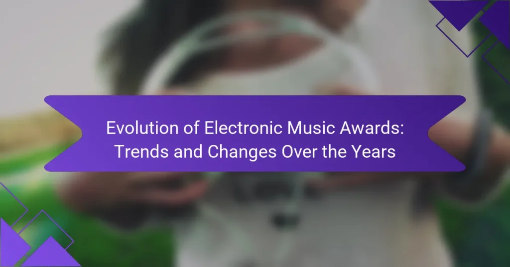 Evolution of Electronic Music Awards: Trends and Changes Over the Years