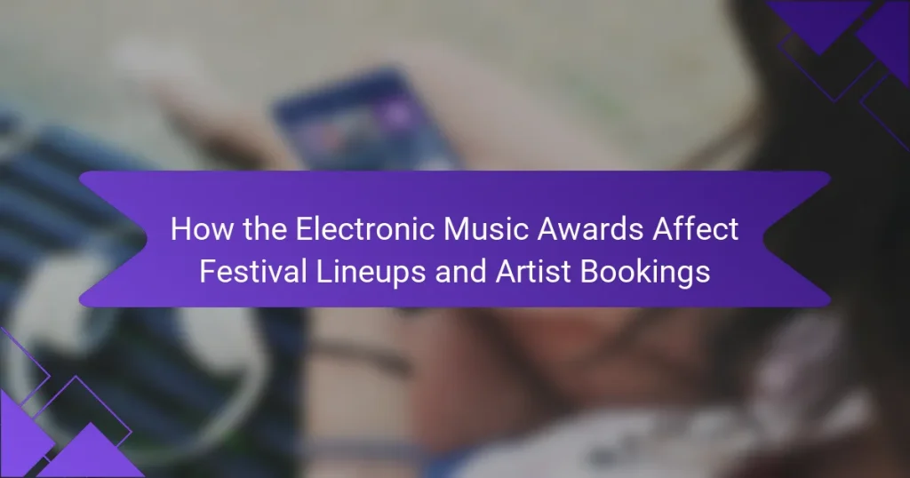 How the Electronic Music Awards Affect Festival Lineups and Artist Bookings