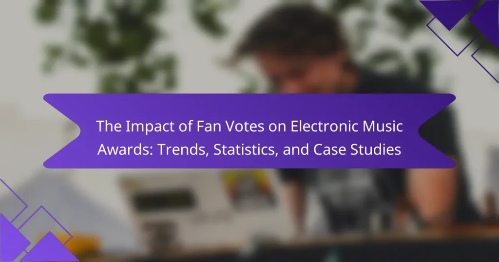 The Impact of Fan Votes on Electronic Music Awards: Trends, Statistics, and Case Studies